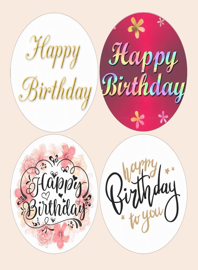 SLGIFT ملصقات فينيل بتصميم عيد ميلاد سعيد من SLGIFT، ملصقات فينيل ذاتية اللصق، 40 قطعة، ملصقات دائرية 2 × 2 بوصة، 4 تصاميم فريدة، 199 ريال سعودي - Image 2
